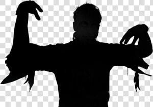 Brian Zombie Silhouette   Zombie Silhouette Png  Transparent Png