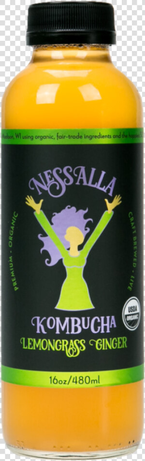 New Nessalla Kombucha Lemongrass Ginger  HD Png Download