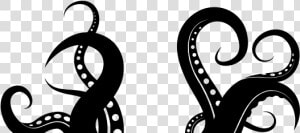 Octopus Silhouette Tentacle Clip Art   Tentacle Clipart  HD Png Download