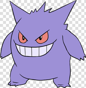 How To Draw Gengar   Gengar Cartoon  HD Png Download