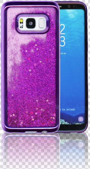 Samsung Galaxy S8 Mm Electroplated Water Glitter Case  HD Png Download