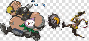 Cute Junkrat And Roadhog  HD Png Download