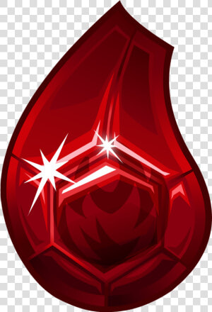 Fire Gem Clear   Club Penguin Amulet Gem  HD Png Download