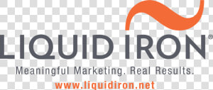 Liquid Iron Logo W Tag® Website  outlined   HD Png Download