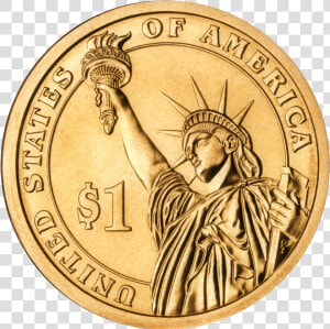 Dollar Coin Png Transparent Image   1 Dollar Coin Png  Png Download