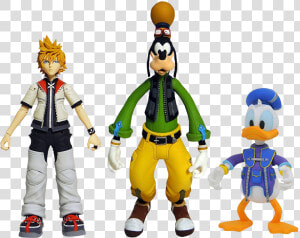 Transparent Goofy Png   Roxas Kingdom Hearts Figure  Png Download