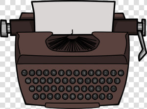 Clip Art Old Fashioned Typewriter Clipart   Cartoon Typewriter Transparent  HD Png Download