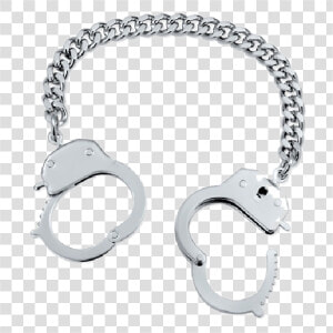 Nancy Grace Handcuff Bracelet   Silver  HD Png Download