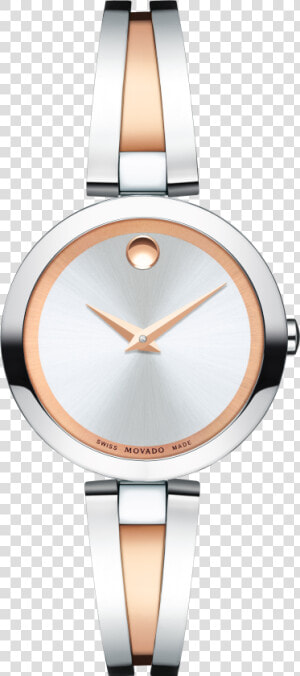 Aleena   Movado Two Tone Bangle  HD Png Download