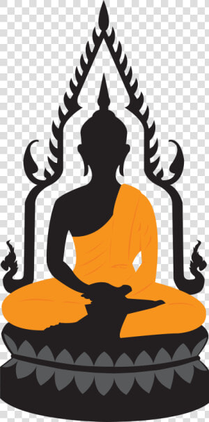 Buddha Lotus Statue Png Clip Art   Buddhism Clipart Png  Transparent Png