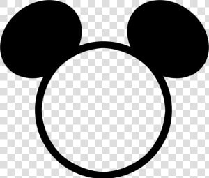 Mickey Mouse Head Outline Png   Frame Mickey Mouse Png  Transparent Png