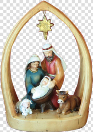 Resin Hanging Star Nativity   Png Download   Nativity Scene  Transparent Png