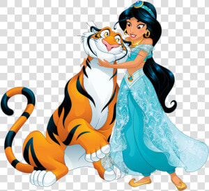 Jasmine 8   Princess Jasmine And Rajah  HD Png Download