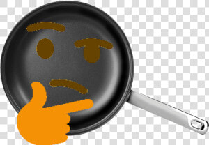  pan  thinking  emoji   Frying Pan  HD Png Download