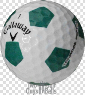 Callaway Chrome Soft Truvis Green Used Golf Ball Image   Callaway Golf  HD Png Download