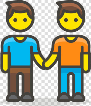 281 Two Men Holding Hands   Two Men Holding Hands Emoji  HD Png Download