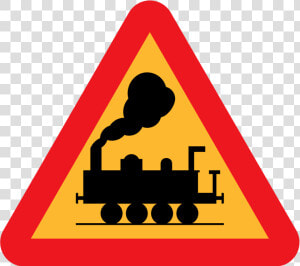 Train Roadsign   Rail Road Sign Clip Art  HD Png Download