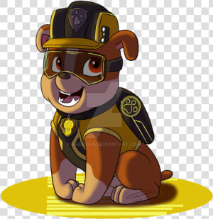 Paw Patrol Clip Art Rubble   Paw Patrol Mission Paw Rubble  HD Png Download