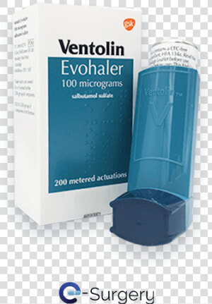 Ventolin Inhaler E Surgery   Inhaler Asthma  HD Png Download