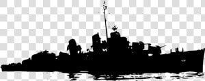 War Ship  Silhouette  Ship  War  Navy  Military  Naval   Battleship Silhouette Clip Art  HD Png Download