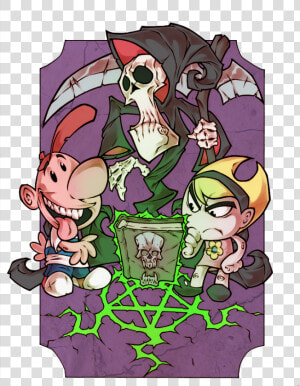 Billy And Mandy Art  HD Png Download