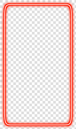  neon  rectangle  freetoedit  red  frame  border  geometric  HD Png Download