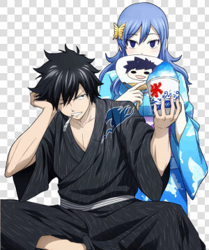 Gruvia  Anime  And Fairy Tail Image   Gray Chibi Gray Fairy Tail  HD Png Download