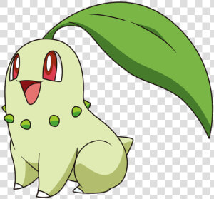 Cute Chikorita Pokemon  HD Png Download