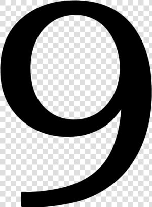 Number 6 Clipart Individual Number   Number 9 Transparent  HD Png Download