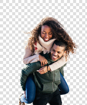 Happy Couple Smiling   Girl  HD Png Download