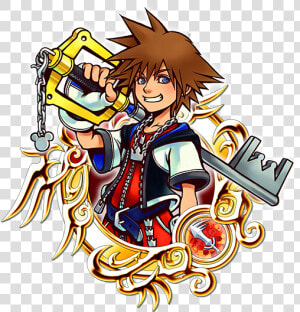 Illust Sora A   Anime Sora Kingdom Hearts  HD Png Download