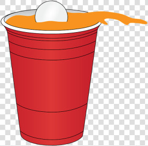 Solo Cup Png   Cartoon Beer Pong Cup  Transparent Png