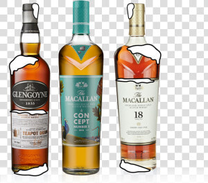 Whisky Foundation Winter Warmup Bottles   Macallan Concept  HD Png Download