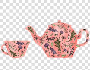 Teapot And Tea Cup Png   Cup Of Tea Drawing Png  Transparent Png