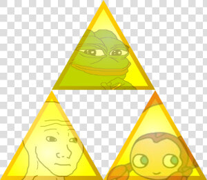 Zelda Tri Force   Triforce Troll  HD Png Download