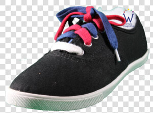 Each Shoelace Has Red On One Side  Blue On The Other   Skate Shoe  HD Png Download