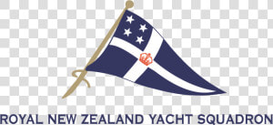 Rnzys Primary Logo Master White Behind Burgee   Royal New Zealand Yacht Squadron Logo  HD Png Download