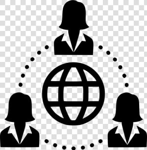 Team Web Women Group People Internet   Web Browser Icon Png  Transparent Png