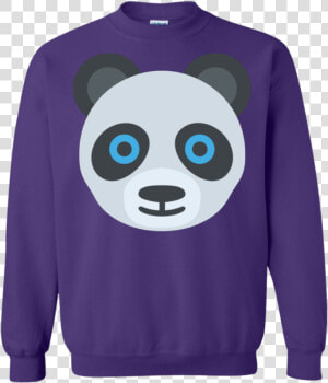 Panda Face Emoji Sweatshirt   Sweater  HD Png Download