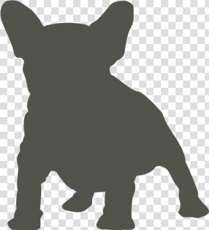 French Bulldog American Pit Bull Terrier Pug   French Bulldog Silhouette  HD Png Download