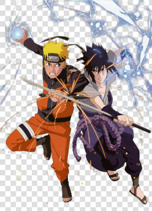 Naruto  Sasuke  And Vs Image   Naruto And Sasuke Transparent  HD Png Download