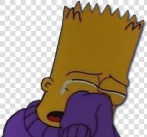 Bart Simpson Png Transparent Images   Bart Simpson Meme Sad  Png Download