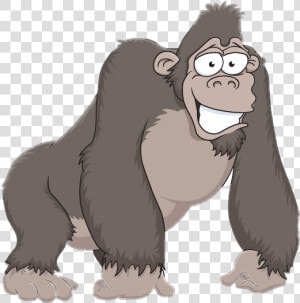  gorilla  animals  harambe  freetoedit   Cartoon Images Of Gorilla  HD Png Download