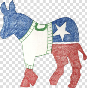 Democrat Donkey Png  Transparent Png