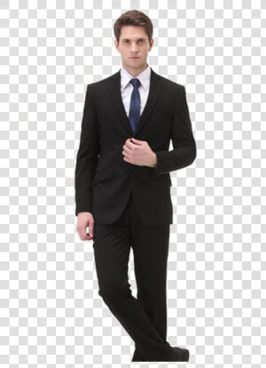 Groom In Black Suit Transparent Image   Transparent Man In Suit  HD Png Download