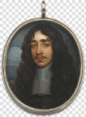 Miniature Portrait Of King Charles Ii   Locket  HD Png Download