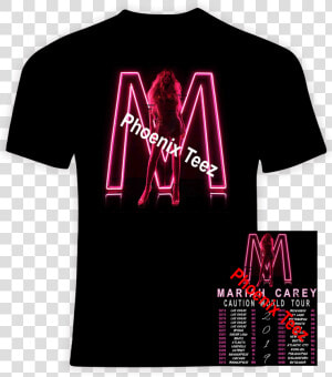 Mariah Carey 2019 Caution World Tour   Slayer 2018 Tour Shirt  HD Png Download