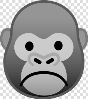 Noto Emoji Oreo 1f98d   Gorilla Emoji Png  Transparent Png