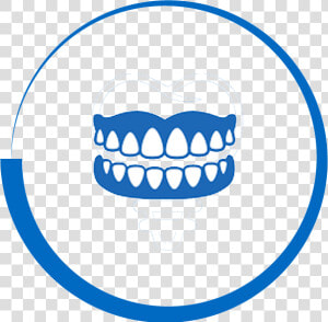 Denture Logo Clipart   Png Download   Black And White Dentures  Transparent Png