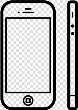 Free Png Download Iphone Side View Vector Png Images   Side View Of A Phone  Transparent Png